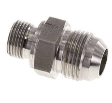 JIC Dubbele Nippel G3/8'' X UNF 7/8''-14 RVS FKM 210bar