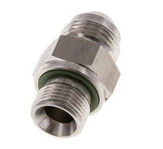 JIC Dubbele Nippel G3/8'' X UNF 3/4''-16 RVS FKM 275bar