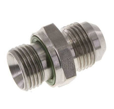 JIC Dubbele Nippel G1/2'' X UNF 7/8''-14 RVS FKM 210bar