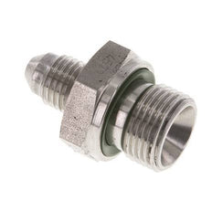 JIC Dubbele Nippel G3/8'' X UNF 7/16''-20 RVS FKM 310bar