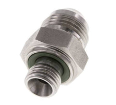 JIC Dubbele Nippel G1/4'' X UNF 3/4''-16 RVS FKM 275bar