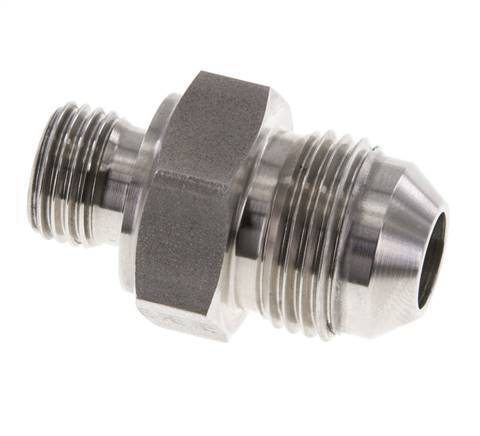 JIC Dubbele Nippel G1/4'' X UNF 3/4''-16 RVS FKM 275bar
