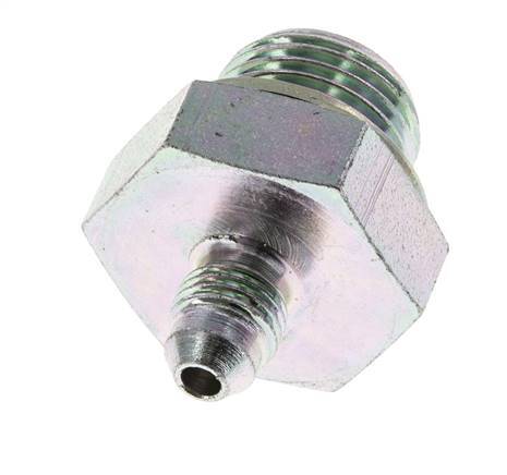 JIC Dubbele Nippel G1/2'' X UNF 7/16''-20 Staal NBR 310bar