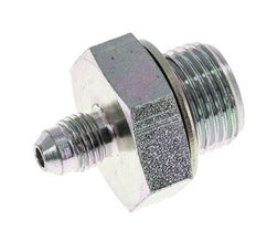 JIC Dubbele Nippel G1/2'' X UNF 7/16''-20 Staal NBR 310bar