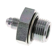 JIC Dubbele Nippel G1/2'' X UNF 7/16''-20 Staal NBR 310bar