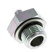 JIC Dubbele Nippel G1/2'' X UNF 7/16''-20 Staal NBR 310bar