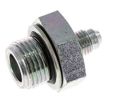JIC Dubbele Nippel G1/2'' X UNF 7/16''-20 Staal NBR 310bar