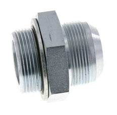 JIC Dubbele Nippel G1 1/2'' X UN 1-7/8''-12 Staal NBR 105bar