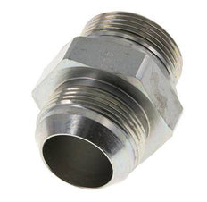 JIC Dubbele Nippel G1 1/4'' X UN 1-5/8''-12 Staal NBR 140bar
