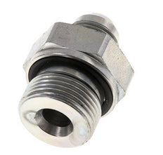 JIC Dubbele Nippel G3/4'' X UNF 3/4''-16 Staal NBR 275bar