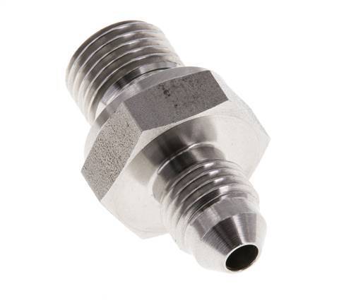 JIC Dubbele Nippel G1/4'' X UNF 7/16''-20 RVS FKM 310bar