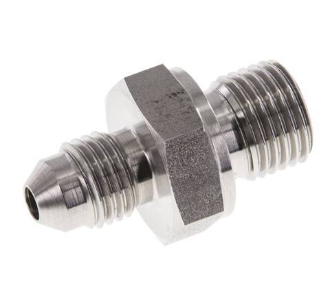 JIC Dubbele Nippel G1/4'' X UNF 7/16''-20 RVS FKM 310bar