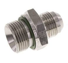 JIC Dubbele Nippel G3/4'' X UNF 7/8''-14 RVS FKM 210bar