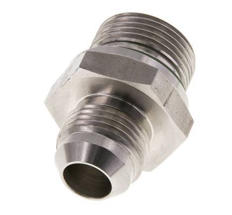 JIC Dubbele Nippel G3/4'' X UNF 7/8''-14 RVS FKM 210bar