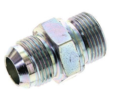 JIC Dubbele Nippel M27 X 2 X UN 1-1/16''-12 Staal NBR 210bar