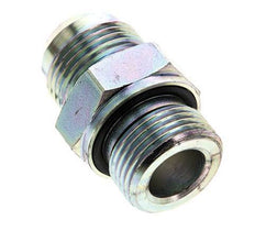 JIC Dubbele Nippel M27 X 2 X UN 1-1/16''-12 Staal NBR 210bar