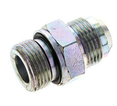 JIC Dubbele Nippel M27 X 2 X UN 1-1/16''-12 Staal NBR 210bar