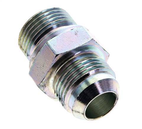 JIC Dubbele Nippel M27 X 2 X UN 1-1/16''-12 Staal NBR 210bar