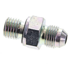 JIC Dubbele Nippel M12 X 1.5 X UNF 1/2''-20 Staal NBR 275bar