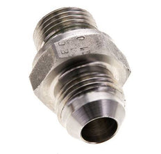 JIC Dubbele Nippel M18 X 1.5 X UNF 3/4''-16 RVS FKM 275bar
