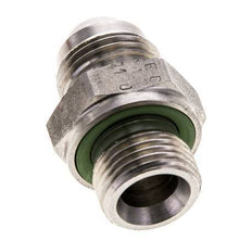 JIC Dubbele Nippel M18 X 1.5 X UNF 3/4''-16 RVS FKM 275bar