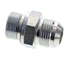 JIC Dubbele Nippel M26 X 1.5 X UN 1-1/16''-12 Staal NBR 210bar