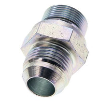 JIC Dubbele Nippel M26 X 1.5 X UN 1-1/16''-12 Staal NBR 210bar