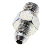 JIC Dubbele Nippel M12 X 1.5 X UNF 7/16''-20 Staal NBR 310bar