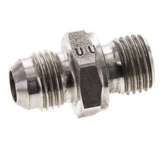 JIC Dubbele Nippel M14 X 1.5 X UNF 9/16''-18 RVS FKM 275bar