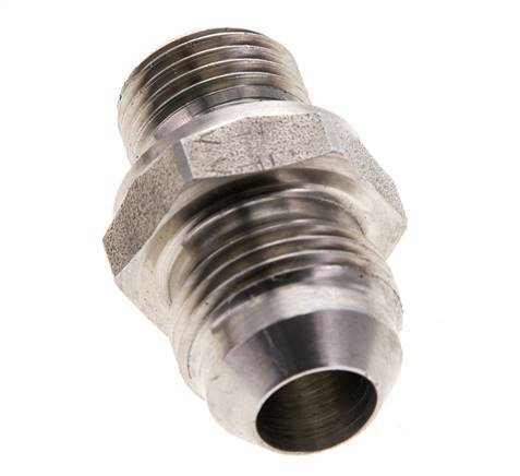 JIC Dubbele Nippel M16 X 1.5 X UNF 3/4''-16 RVS FKM 275bar