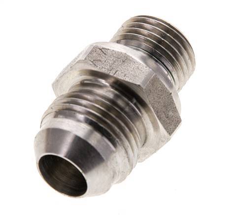 JIC Dubbele Nippel M16 X 1.5 X UNF 3/4''-16 RVS FKM 275bar