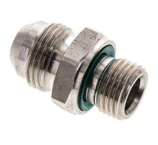 JIC Dubbele Nippel M16 X 1.5 X UNF 3/4''-16 RVS FKM 275bar
