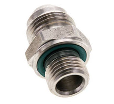 JIC Dubbele Nippel M16 X 1.5 X UNF 3/4''-16 RVS FKM 275bar