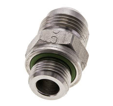 JIC Dubbele Nippel M18 X 1.5 X UNF 7/8''-14 RVS FKM 210bar
