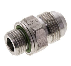 JIC Dubbele Nippel M18 X 1.5 X UNF 7/8''-14 RVS FKM 210bar