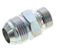 JIC Dubbele Nippel M22 X 1.5 X UN 1-1/16''-12 Staal NBR 210bar