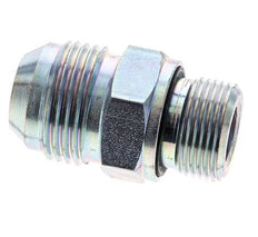 JIC Dubbele Nippel M22 X 1.5 X UN 1-1/16''-12 Staal NBR 210bar