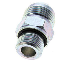 JIC Dubbele Nippel M22 X 1.5 X UN 1-1/16''-12 Staal NBR 210bar