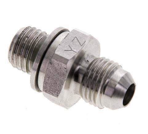 JIC Dubbele Nippel M12 X 1.5 X UNF 1/2''-20 RVS FKM 275bar