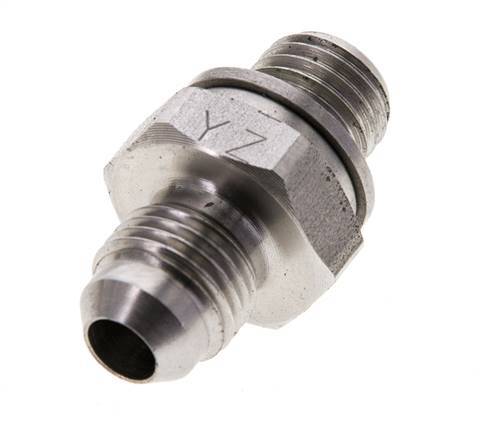 JIC Dubbele Nippel M12 X 1.5 X UNF 1/2''-20 RVS FKM 275bar