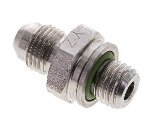 JIC Dubbele Nippel M12 X 1.5 X UNF 1/2''-20 RVS FKM 275bar