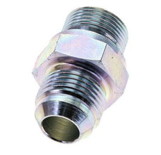 JIC Dubbele Nippel M22 X 1.5 X UNF 7/8''-14 Staal NBR 210bar