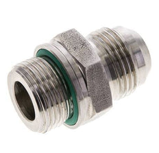 JIC Dubbele Nippel M27 X 2 X UN 1-1/16''-12 RVS FKM 210bar