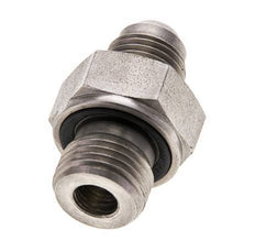 JIC Dubbele Nippel M16 X 1.5 X UNF 9/16''-18 RVS FKM 275bar