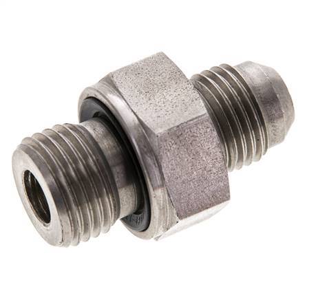 JIC Dubbele Nippel M16 X 1.5 X UNF 9/16''-18 RVS FKM 275bar