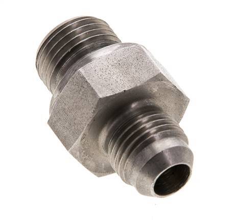 JIC Dubbele Nippel M16 X 1.5 X UNF 9/16''-18 RVS FKM 275bar