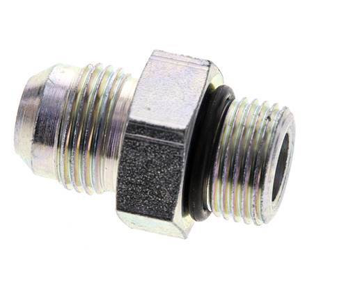 JIC Dubbele Nippel M18 X 1.5 X UNF 3/4''-16 Staal NBR 275bar