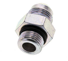 JIC Dubbele Nippel M18 X 1.5 X UNF 3/4''-16 Staal NBR 275bar