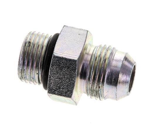 JIC Dubbele Nippel M18 X 1.5 X UNF 3/4''-16 Staal NBR 275bar