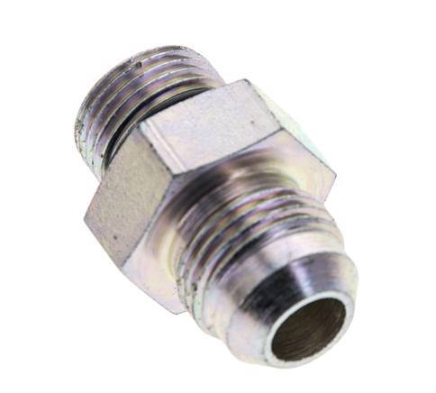 JIC Dubbele Nippel M18 X 1.5 X UNF 3/4''-16 Staal NBR 275bar